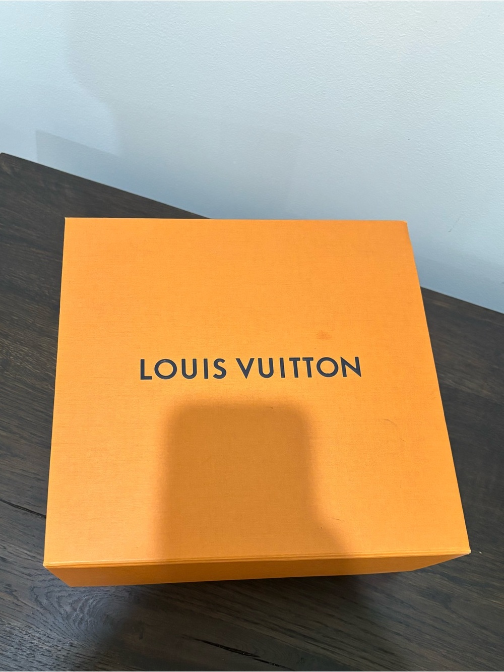 Louis Vuitton  Empty Gift Box  10x10x5 ,authentic has a stain see picture